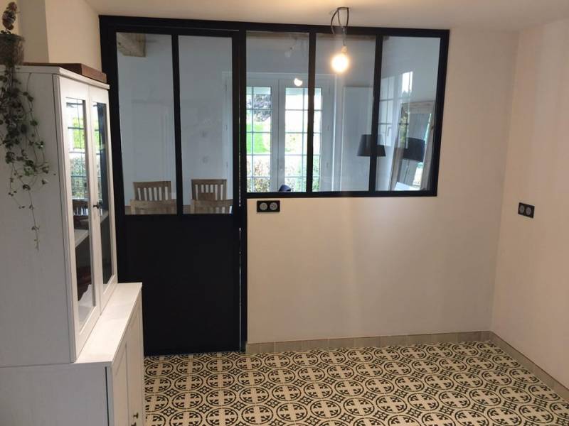 Installation de verrière sur mesure dans une maison à Boos proche de Rouen