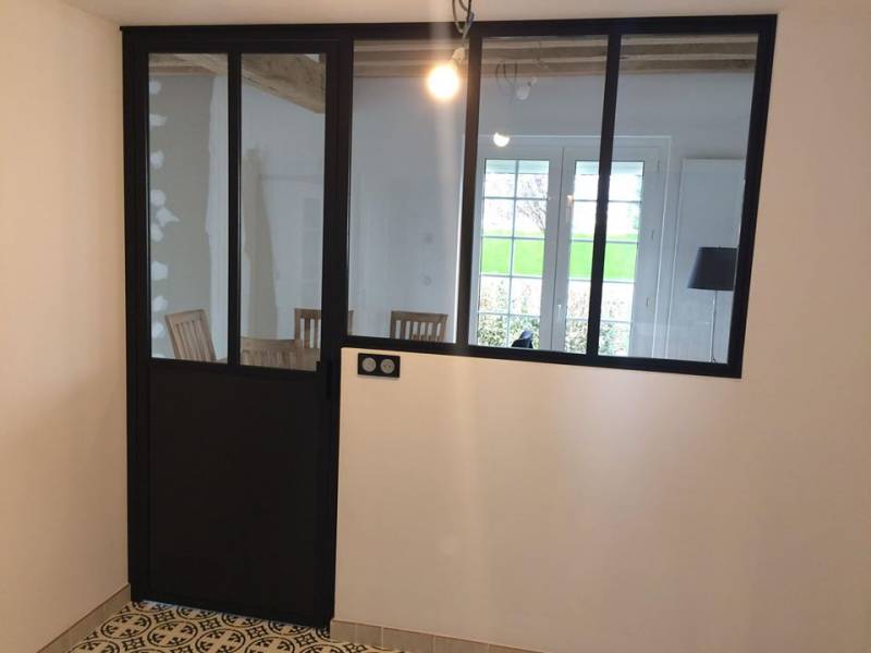 Installation de verrière sur mesure dans une maison à Le Havre
