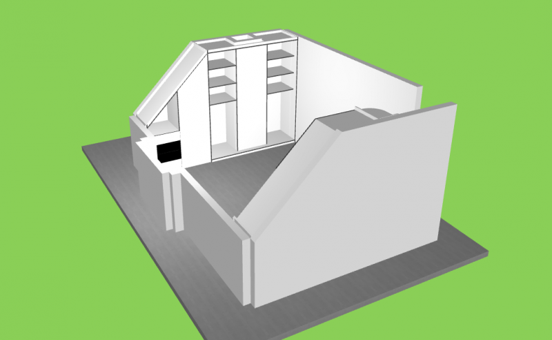 plan en 3D de votre projet