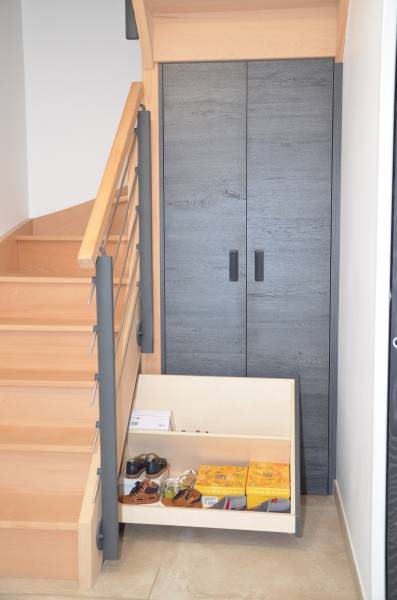 tiroir a chaussures ouvert