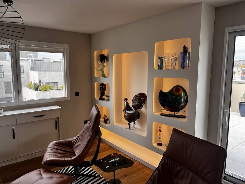 aménagement pour les oeuvres d'arts